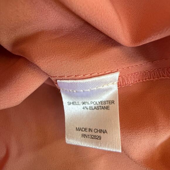 Lovers and Friends Kendall Blouse One Shoulder Guava Pink Satin Sz XS Feminine - Picture 8 of 15